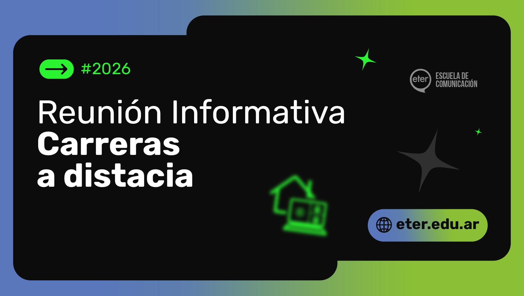 Reunión informativa Virtual Carreras a distancia