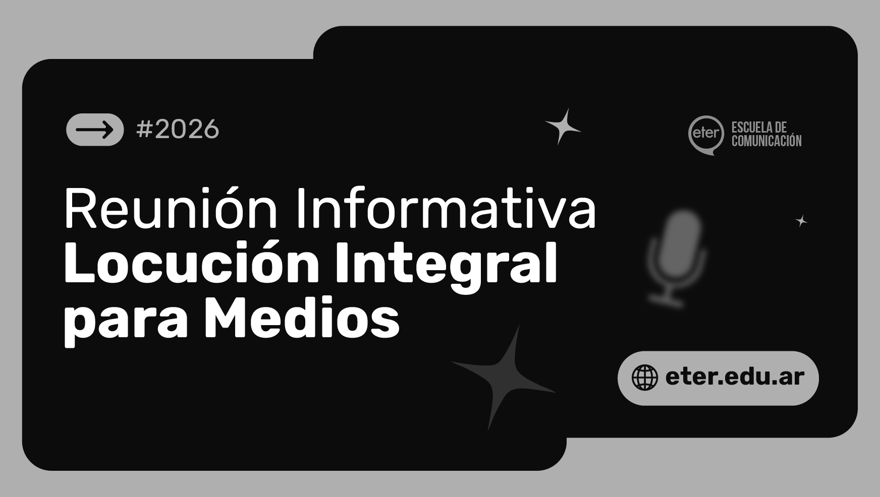 Reunión informativa  - Locución