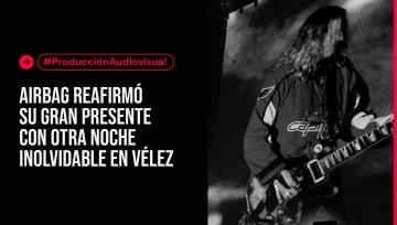 Estudiantes de ETER cubrieron el regreso de Airbag al Estadio Vélez