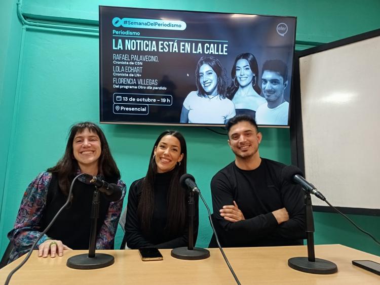 "La noticia está en la calle", una charla con periodistas egresados de ETER