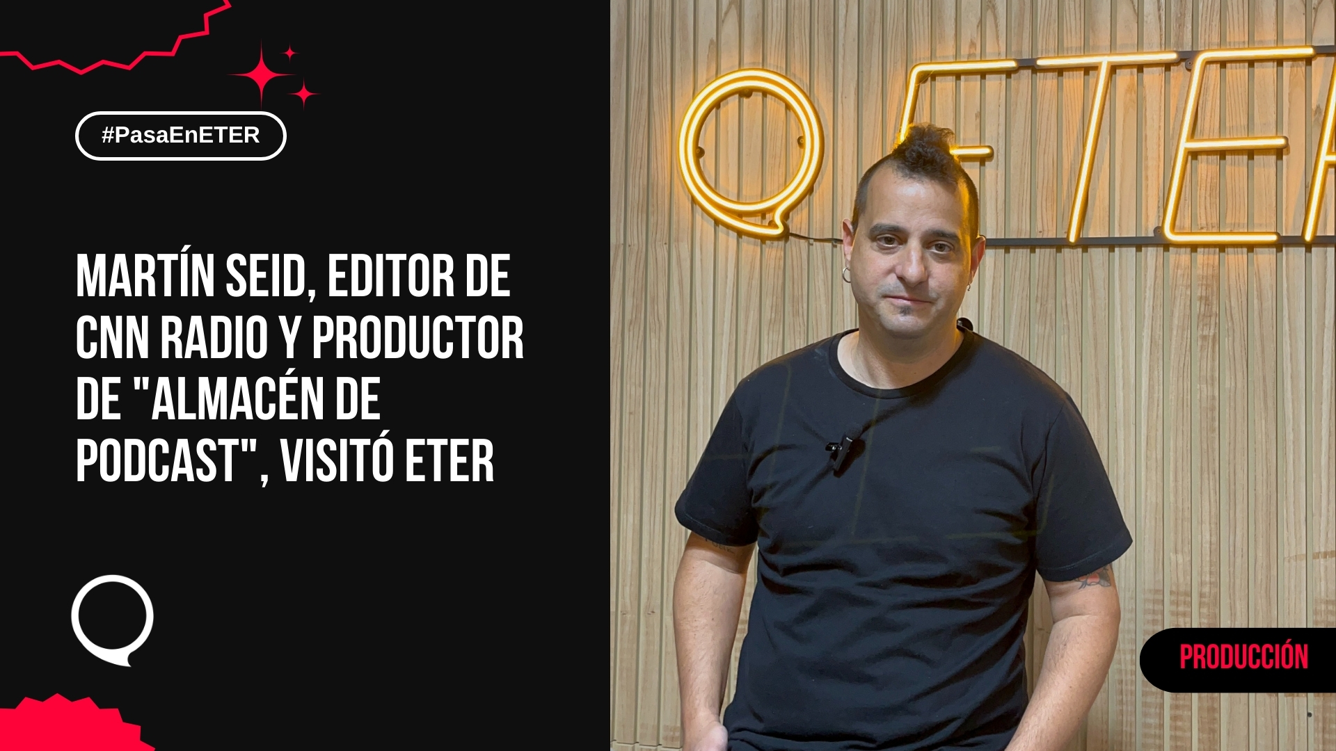 Seid: “Una vez que conseguí la entrevista con Pergolini, supe que tenía un podcast” 