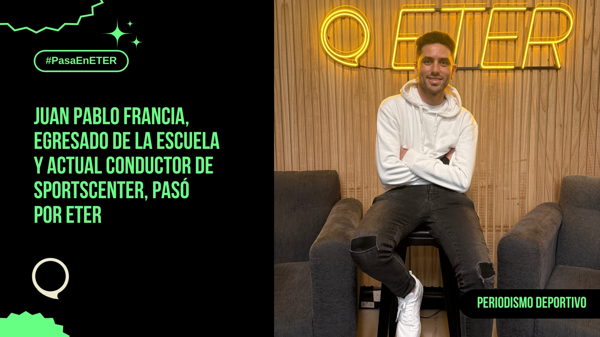 Francia sobre su formación: “ETER me dio muchísimo”