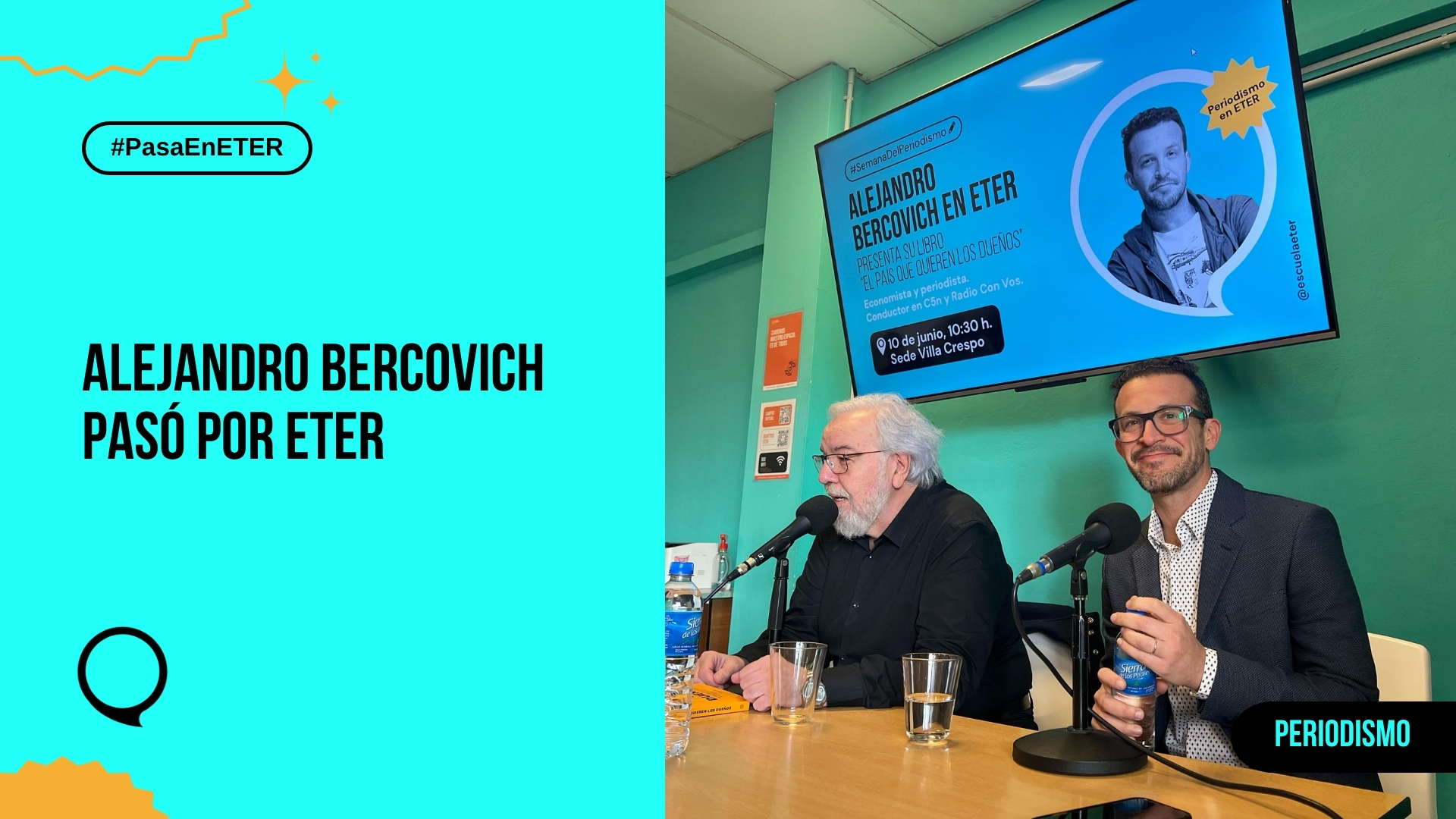 Alejandro Bercovich: “Es mentira que la gente odia a los periodistas”
