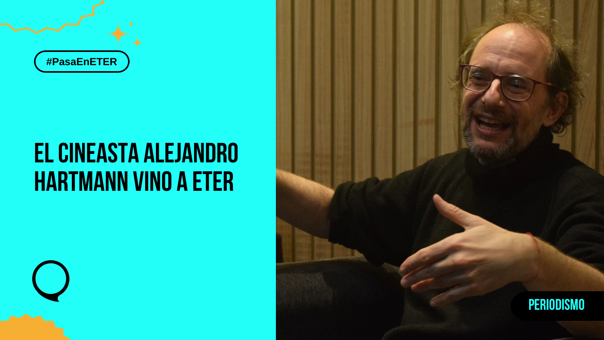 Hartmann: “Cuando escuchás de manera atenta y lográs construir el momento, la gente se suelta”