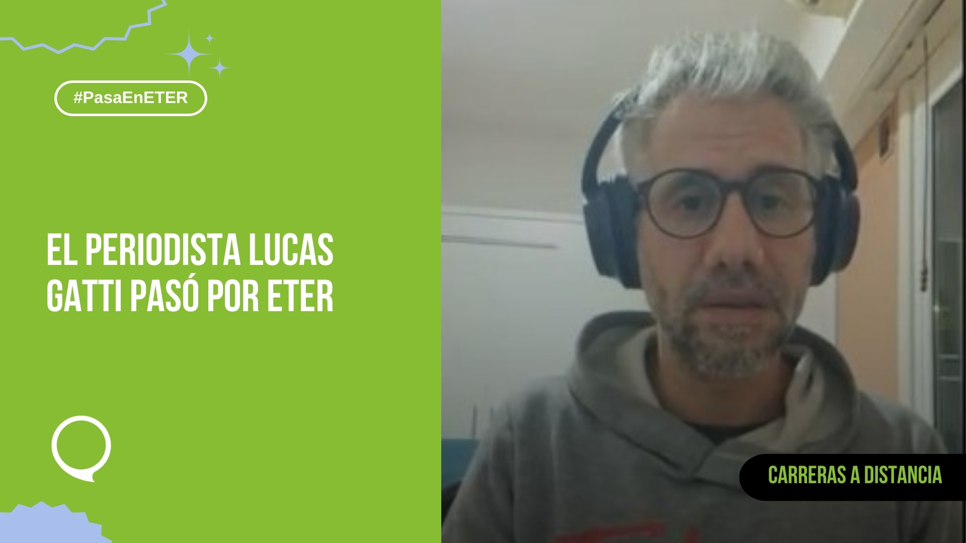 Lucas Gatti: “Una muy buena nota nace de una repregunta”