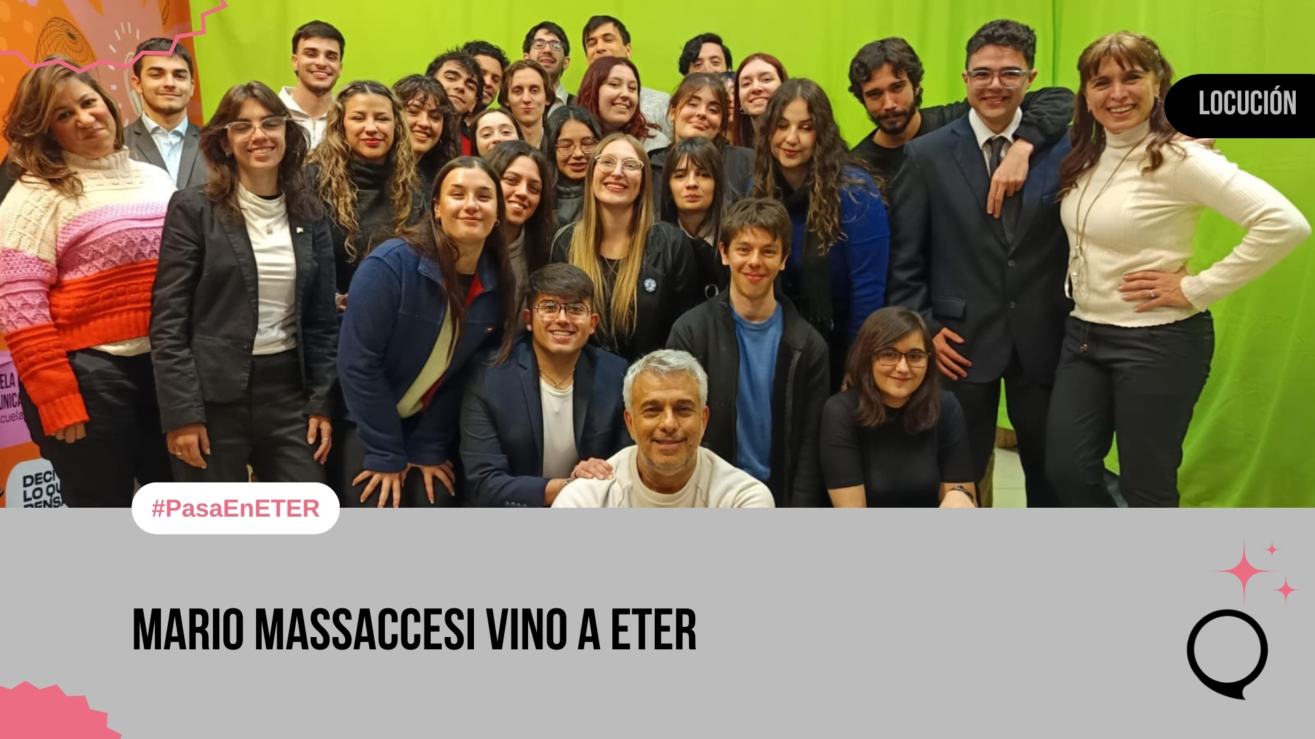 Massaccesi: “Este es un trabajo para quienes están dispuestos a recibir muchos no”