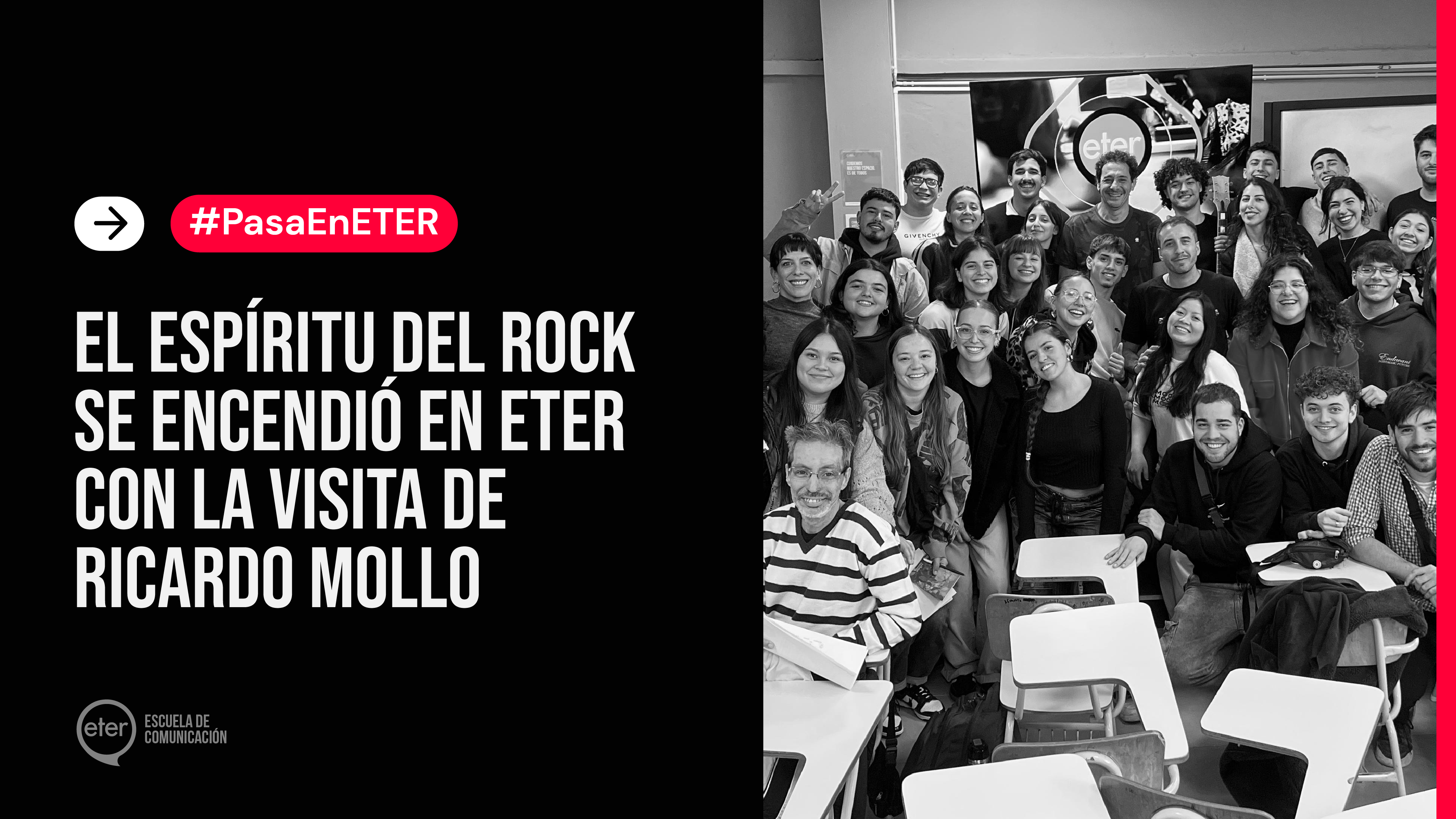 Ricardo Mollo visitó ETER y habló de música, creatividad y mística en vivo